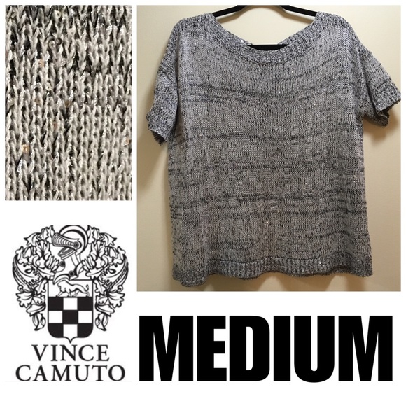 Vince Camuto Sweaters - Sz M Vince Camuto Sequined Sweater